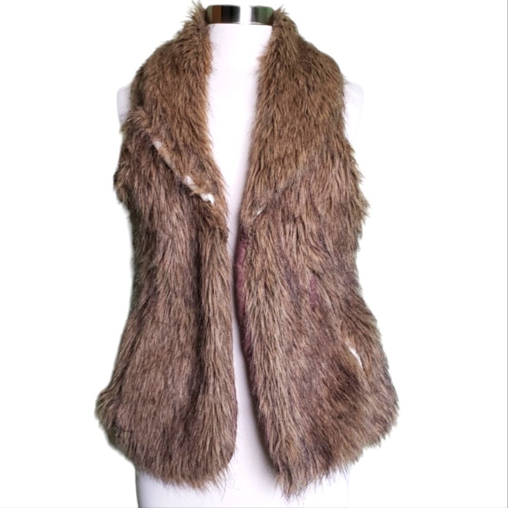 ARDEN B • WELL LOVED • Faux Fur Vest • Size L